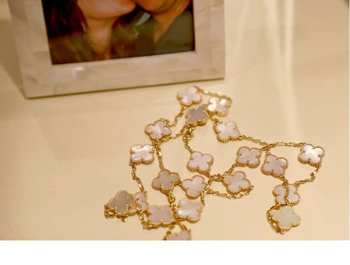 Van Cleef & Arpels is another favorite for accessories.