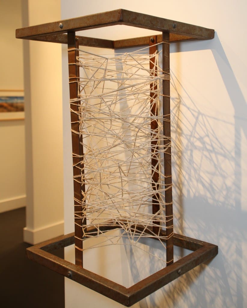 Another TCU classmate, Kyle Jordan created this constructivist-inspired sculpture. 