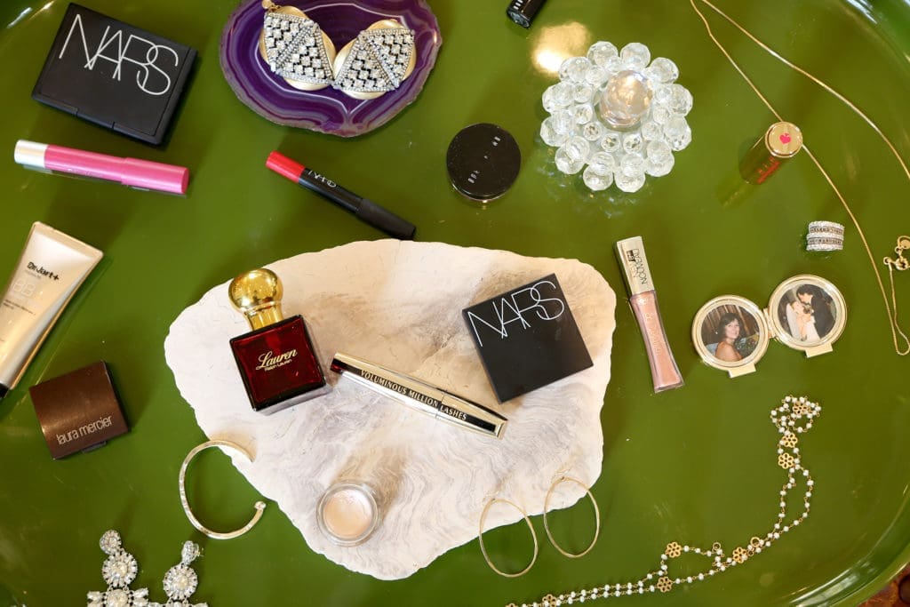 A few of Lee's favorite beauty products. 