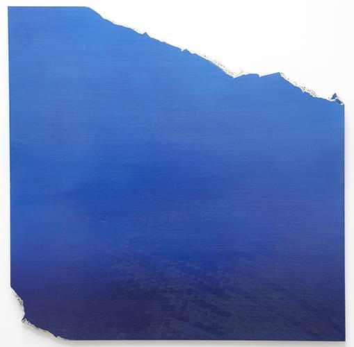 "Blue Angel," 2014, evokes the deep blue sea. 