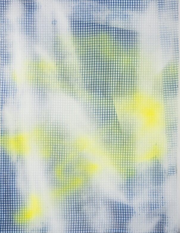 Cheryl Donegan's "Glamorous Glue," 2010, at David Shelton Gallery