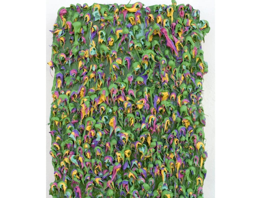 Julon Pinkston is one of five headliners in "Eating Paint" at Rudolph Blume/ArtScan. 