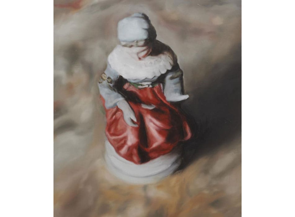 Michaël Borremans' "The Glaze," 2007. Private Collection Switzerland. Courtesy Zeno X Gallery, Antwerp. © Photographer Peter Cox.