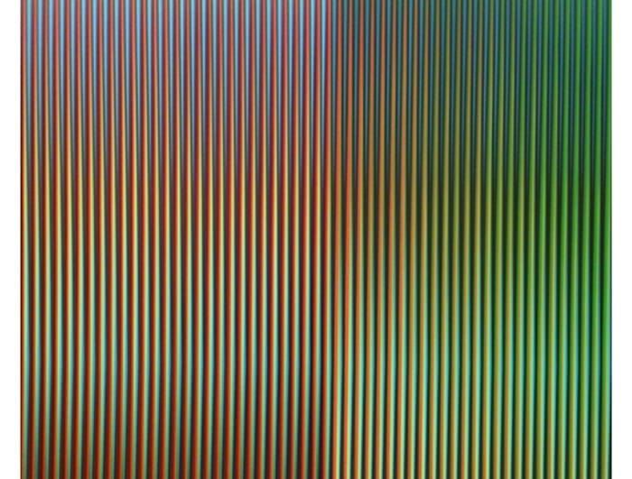Sicardi Gallery's Carlos Cruz-Diez exhibition reverberates with optical energy.