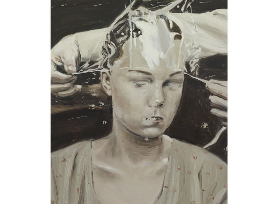 Michaël Borremans' "The Preservation," 2001. Private Collection. Courtesy Zeno X Gallery, Antwerp. © Photographer Peter Cox. 
