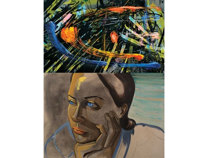 David Salle's "Solar System," 2013. © David Salle. Courtesy the artist and Skarstedt, NY