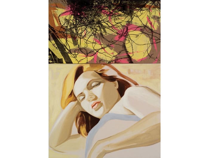 David Salle's "Masking," 2013. © David Salle. Courtesy the artist and Skarstedt, NY