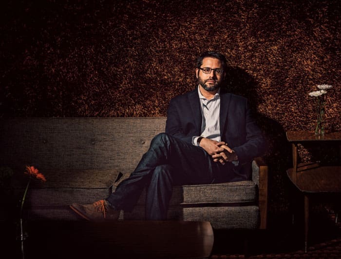 Ian Rosenberg in the lounge