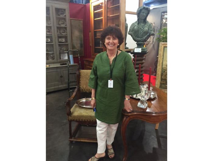 Laurence Anderson of Made in France, in her booth. 