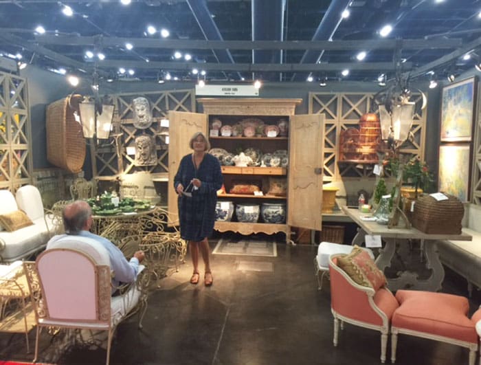 Dianne Josephs in her booth, Atelier Fifteen-O-Five.