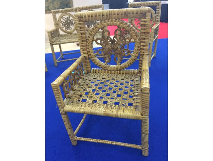 Miniature 5- piece rattan set, 1890, $295 at Butler & Butler (Sarasota, FL)