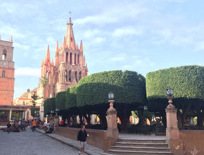 La Parroquia de San Miguel Arcángel, the neo-gothic parish south of the Jardín.