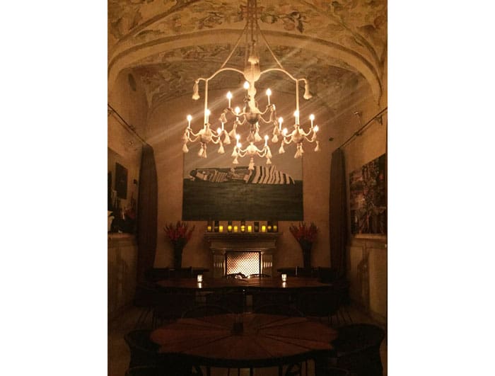 The main dining room at The Restaurant.