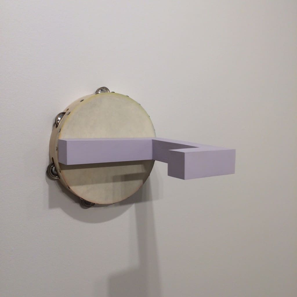 Paul Lee's "Untitled (Tambourine)," 2014, at Maccarone (New York), Dallas Art Fair 