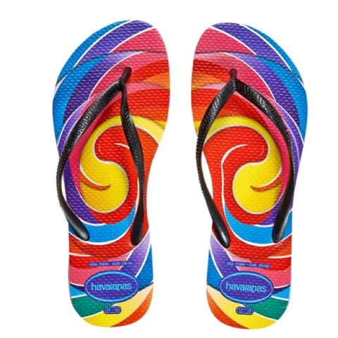 Dylan's Candy Bar Signature whirly pop Havaianas flip flops