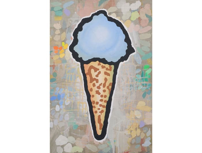 Betting on Donald Baechler: *Cool Cones, a Bronze Phone and More at McClain Gallery