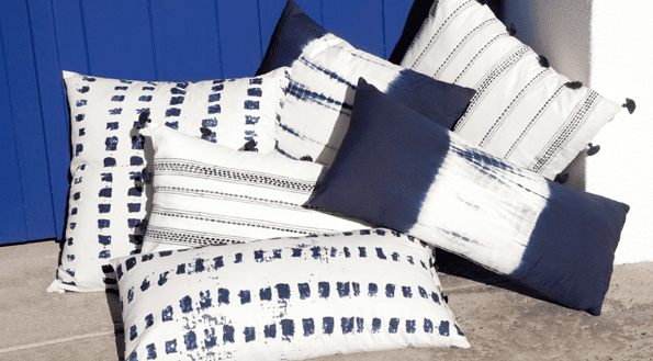 Decorative pillows from India, part of Chan Luu Bazaar