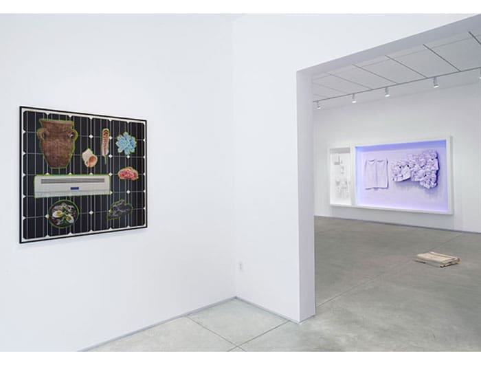 At Inman Gallery, Michael Jones McKean's smart installation "a hundred twenty six billion acres," 2015, holds court. The artist, a Micronesian-born former MFAH Core Fellow, has garnered a Guggenheim for his curious, intricate practice (through July 4).