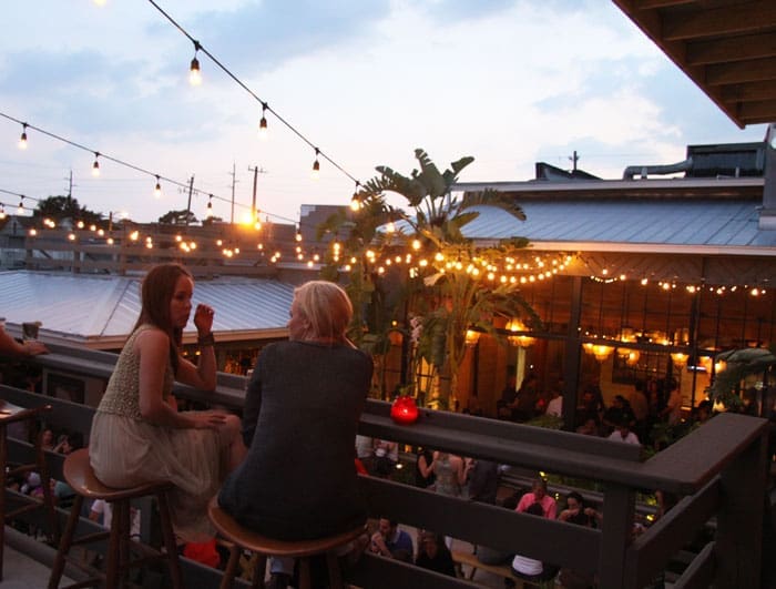 Terrace seating 
