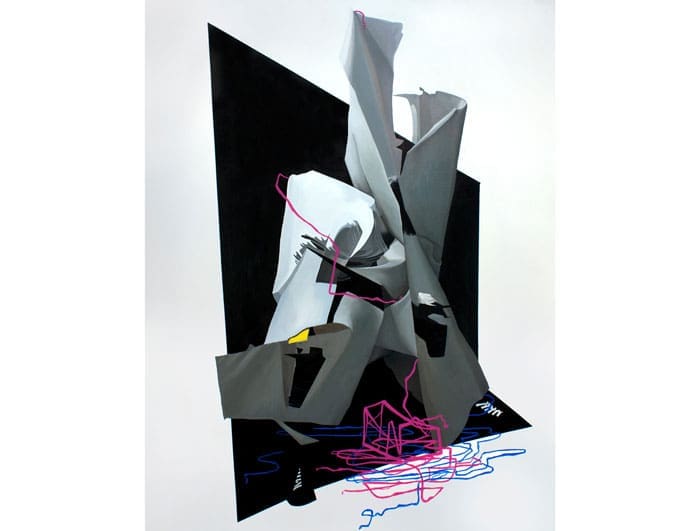 A fresh face in the Texas painting realm, University of North Texas MFA grad Shayne Murphy's "Surfacing," 2013, demonstrates a sure-footed new language of abstraction. (Murphy was a 2014 Lawndale Art Center studio program resident.) He's among the most promising Texas finds from "Everyday is Ordinary."