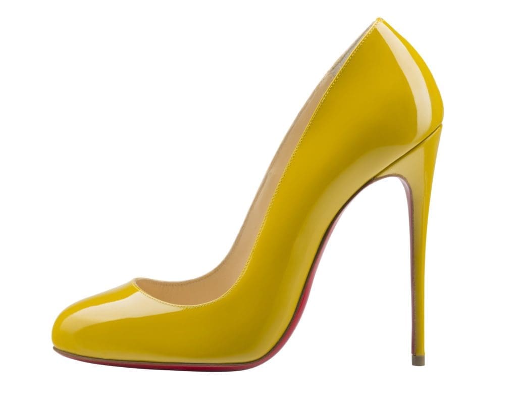 Christian Louboutin Dorissima 120 Patent Moutarde