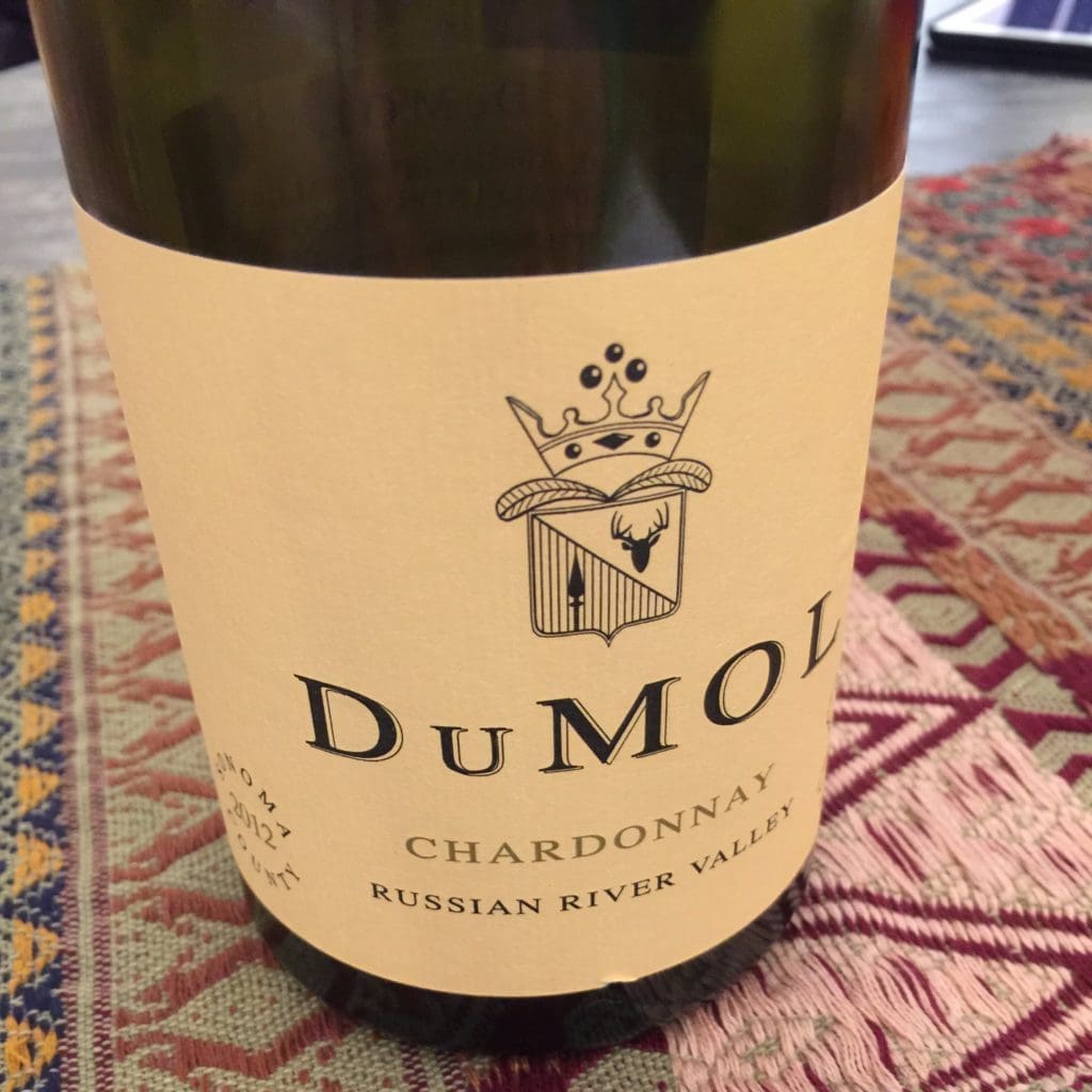 Wines We’re Drinking:* 2012 DuMol Chardonnay* Russian River Valley