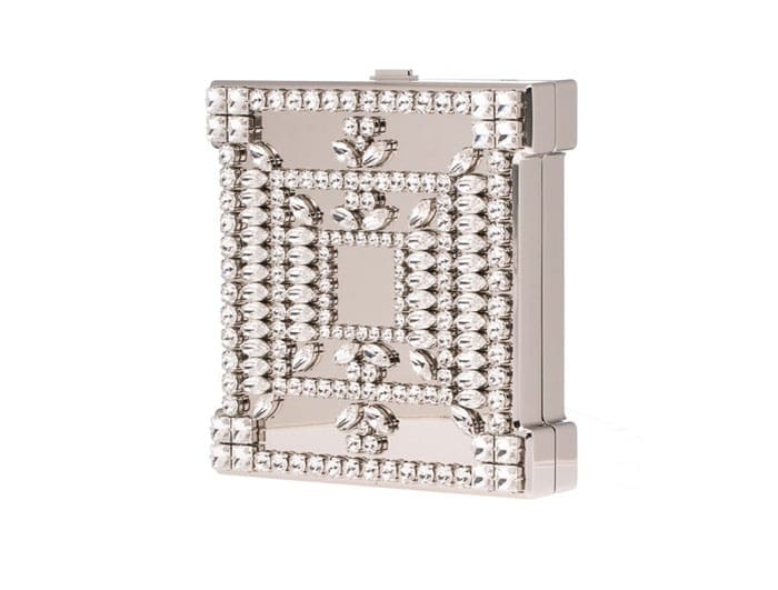 Manolo Blahnik Borla Mirror clutch