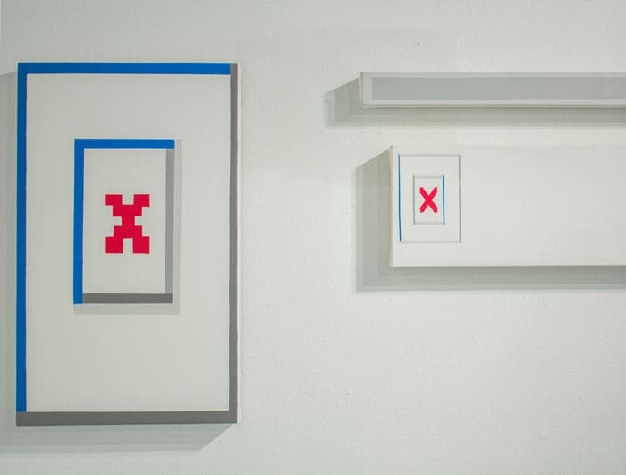 Chris Henry's roster of computer-based paintings, which riff on tech situations — pngs, gifs and search bars. 