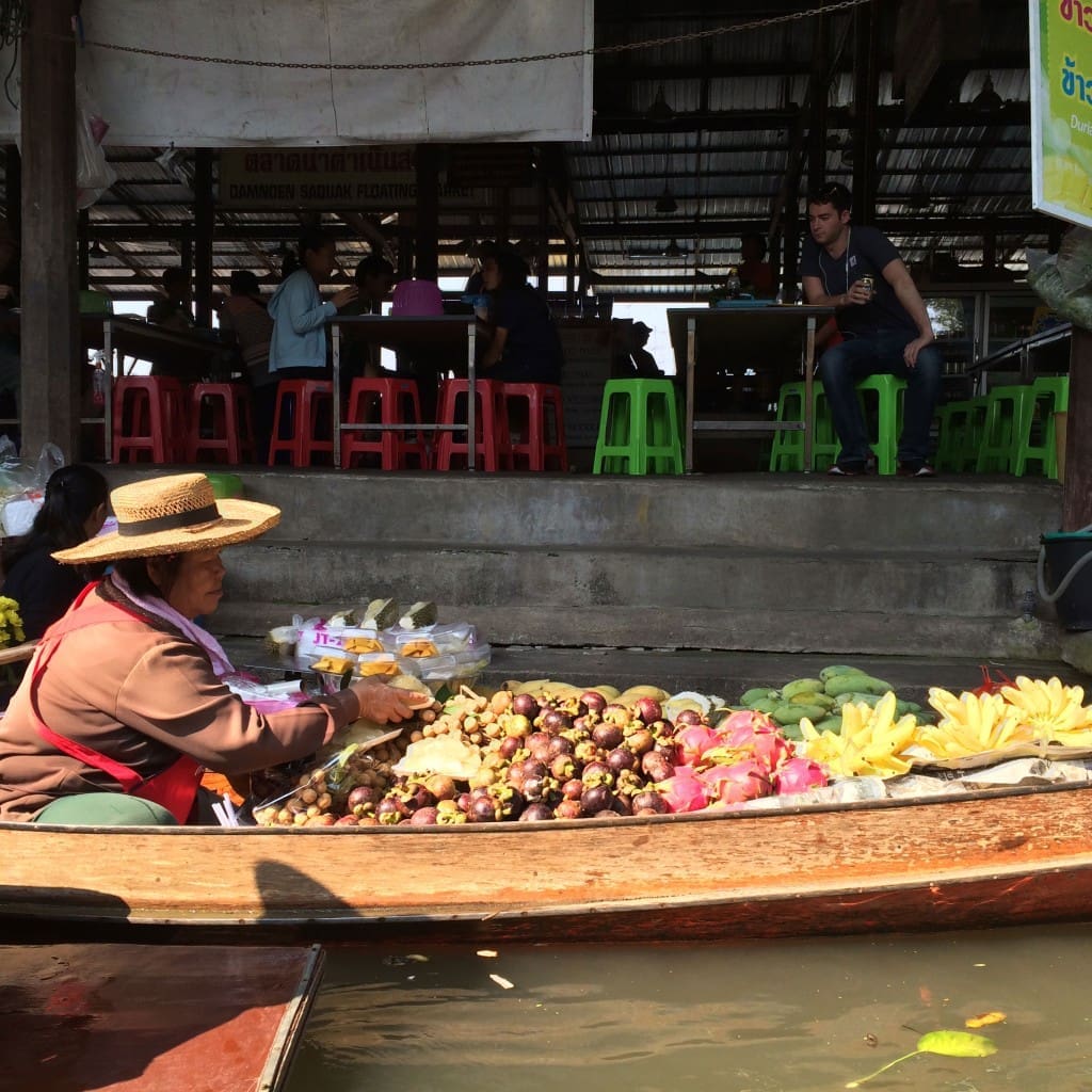 Local produce sold at the floating market.