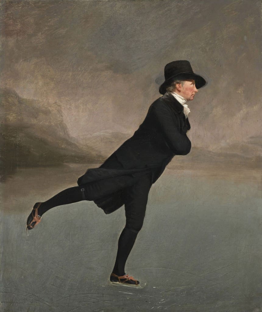 Henry Raeburn's "Reverend Robert Walker (1755-1808) Skating on Duddingston Loch," circa 1795