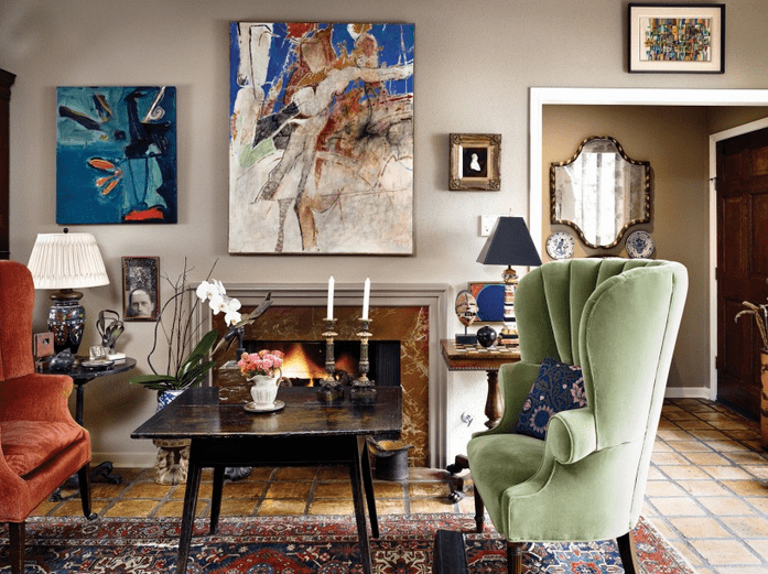 Houston Art Couple Turns Their Matching Montrose Townhouses into Treasure Troves
