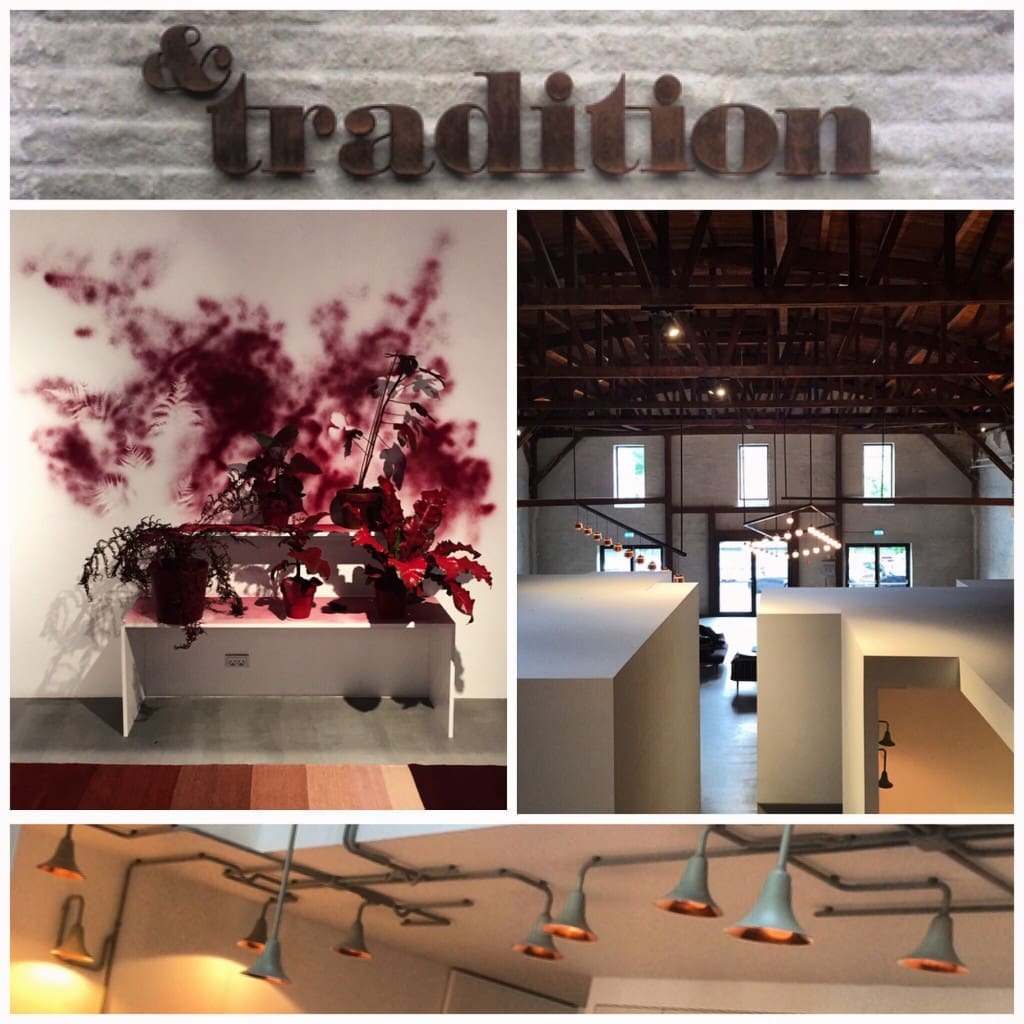 Unique architecture, lighting and displays at & tradition Showroom | Copenhagen