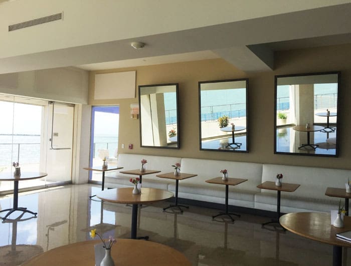 The Art Museum of South Texas has what is arguably the most beautiful museum cafe in the world. 