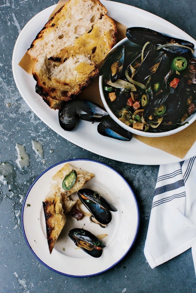 Angry Mussels, a dish that Ford Fry fans in Atlanta can't get enough of. (Photo by Andrew Thomas Lee)
