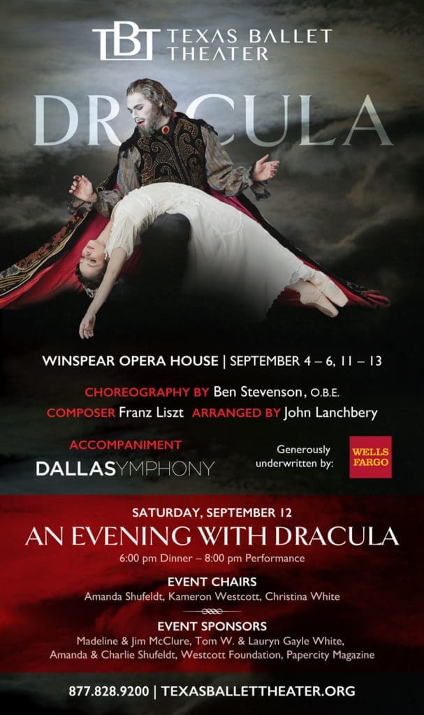 Love Bites: Texas Ballet Theater Presents Dracula