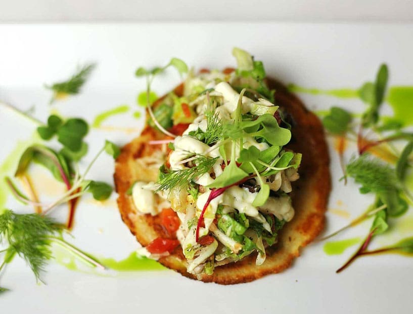 Ruggles Black's Paleo snapper tacos are a light option for National Taco Day (photo courtesy Ruggles Black's Facebook page). 