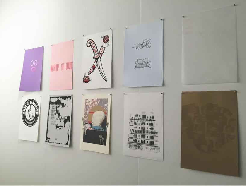 Alabama Song's booth featured striking works on paper by 10 Houston talents, each affordably priced at $100. (Wish I'd gotten out my checkbook.)
