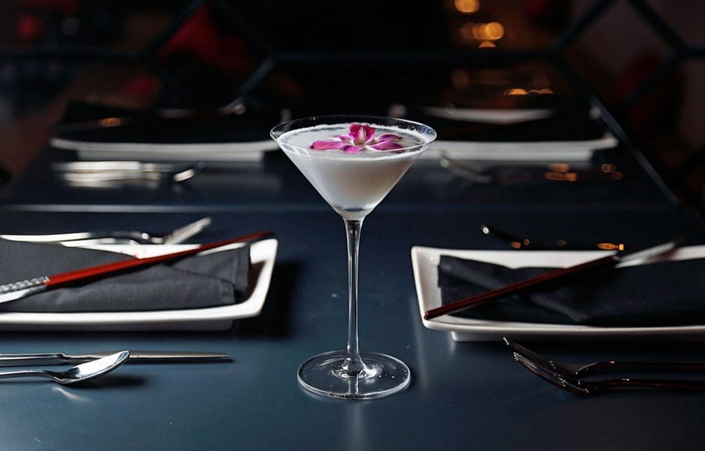 White Orchid cocktail 