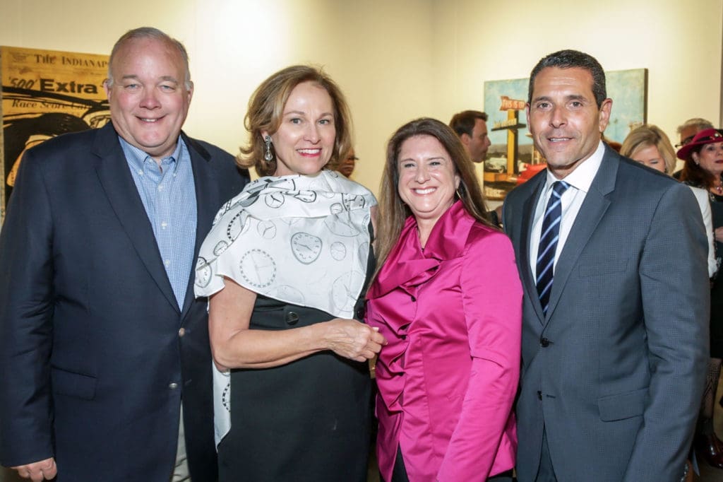VIPs Mingle As Big News Is Revealed At Houston Fine Art Fair Opening Night