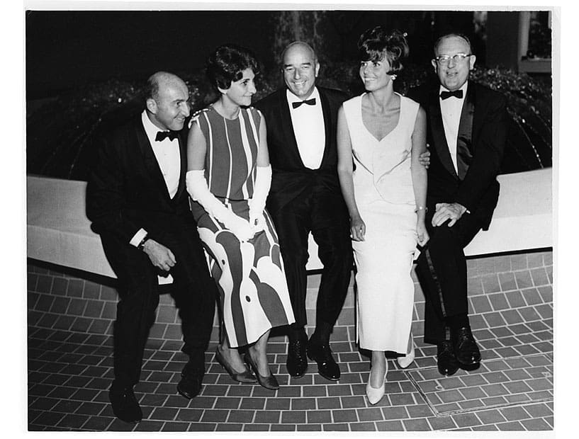 Raymond Nasher, Patsy Nasher, Mr. and Mrs. Morton Heller, and Mr. Howard Neilson, 1965