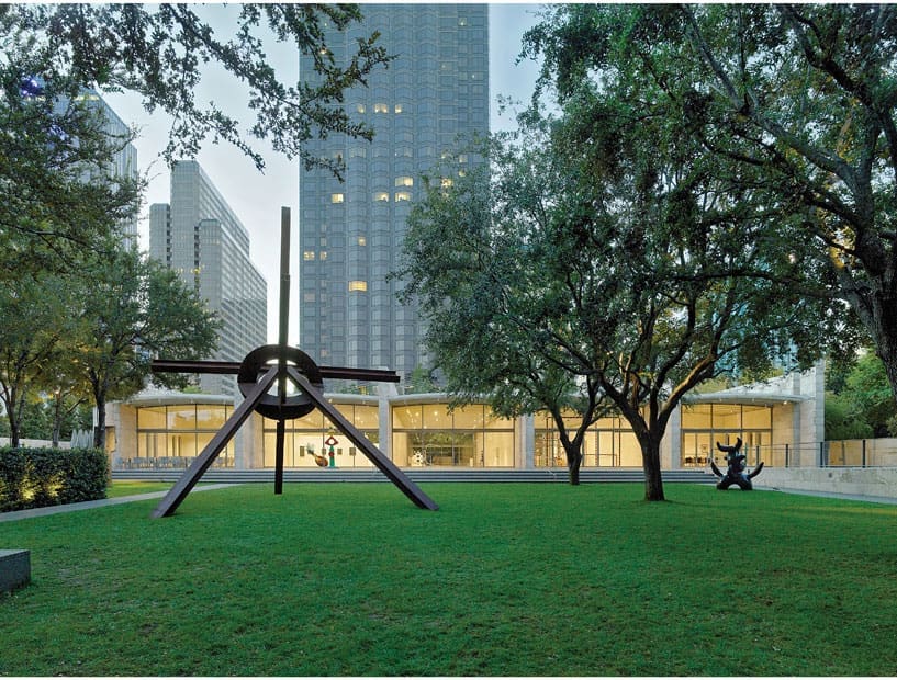 The Nasher Sculpture Center in the Dallas Arts District