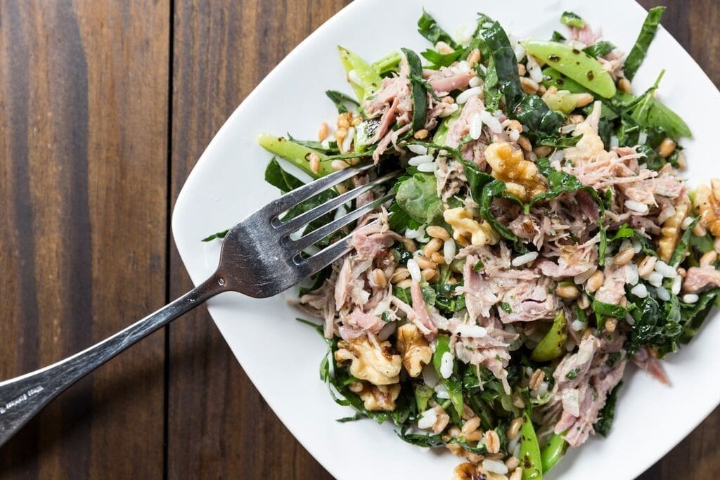 The slow-cooked duck and kale salad from Coltivare is a must-try dish. 
