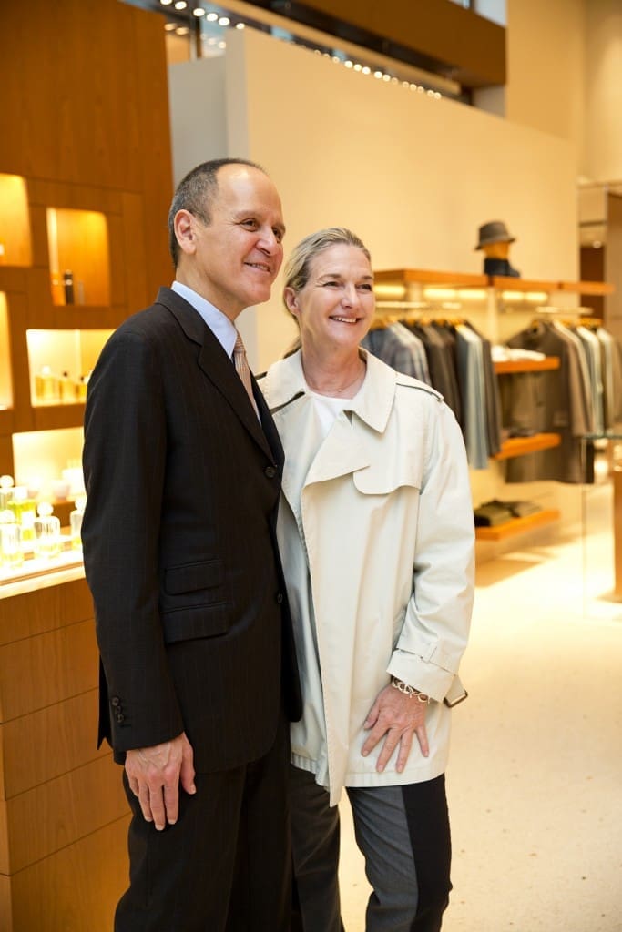 Hermès US CEO Robert Chavez and PaperCity editor in chief Holly Moore