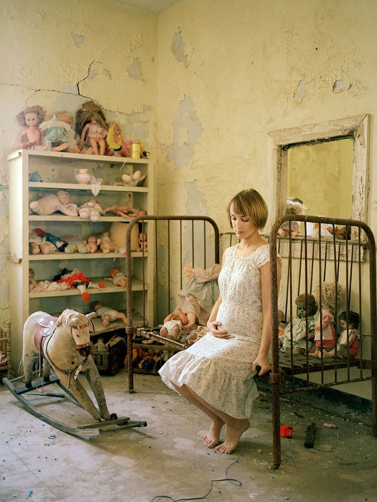 Sarah Sudhoff’s "Nursery," 2011, was photographed at a ghostly hospital outside San Antonio.