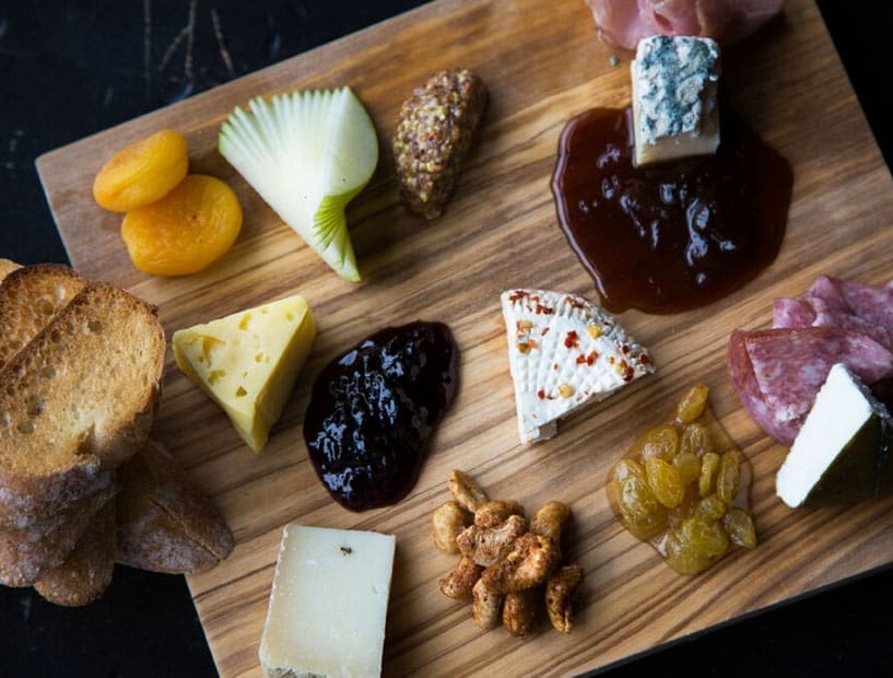 Start your meal with a cheese plate from Stone's Throw's new food menu. (Photo courtesy Stone's Throw)