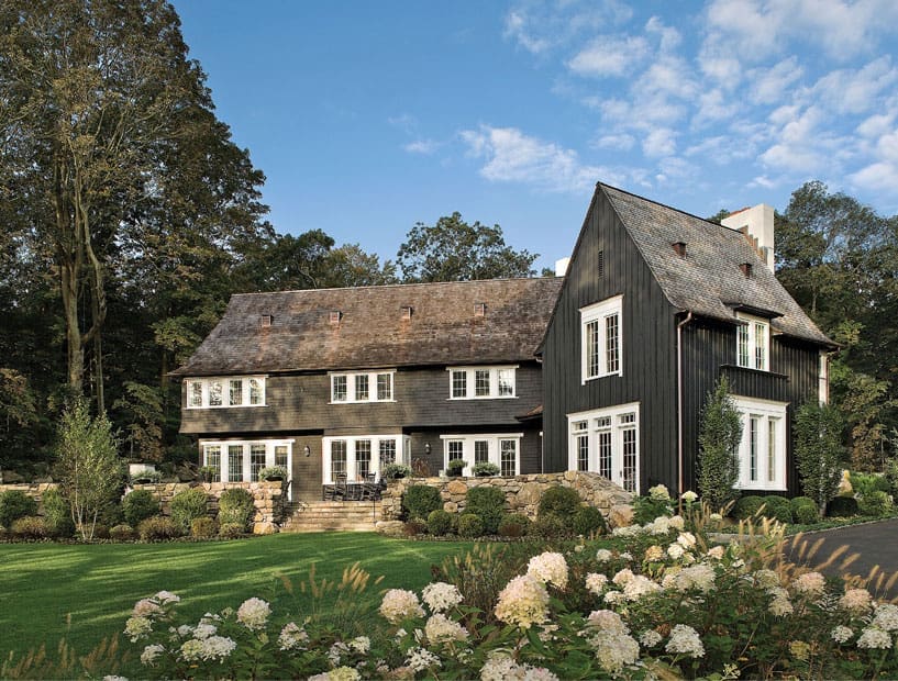 Black and White house, Connecticut 
