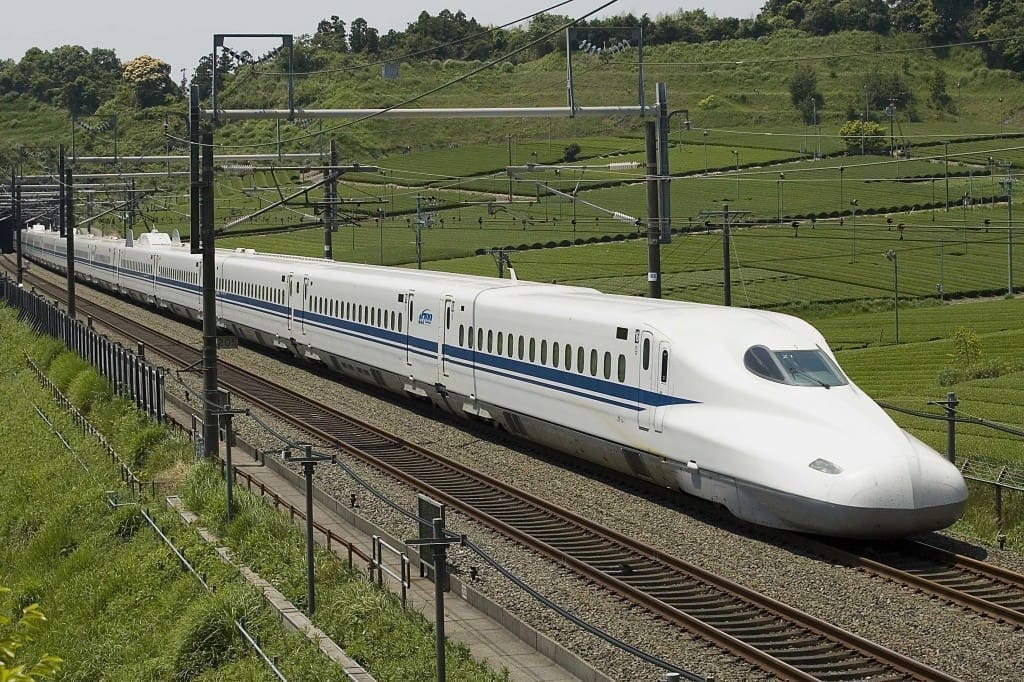 The high-speed Texas bullet train between Houston and Dallas is taking shape. Courtesy JR Central.