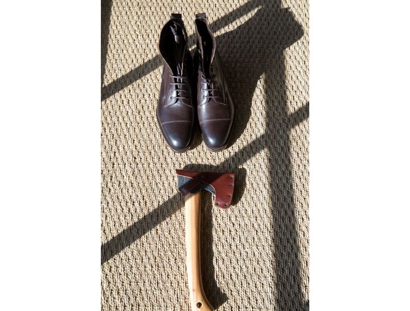 Pair the Edward Green Galway Boots with one of Sid Mashburn's most popular gifts for the holidays — an ax. 