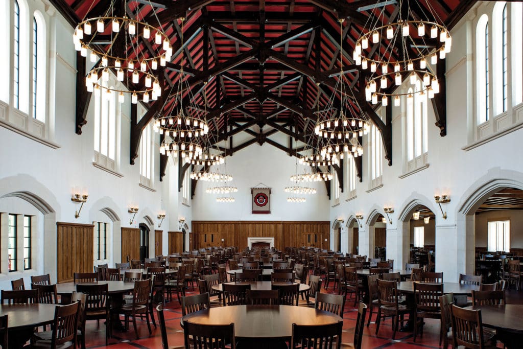 The new Flores Hall at St. John's School. Architect Curtis & Windham.