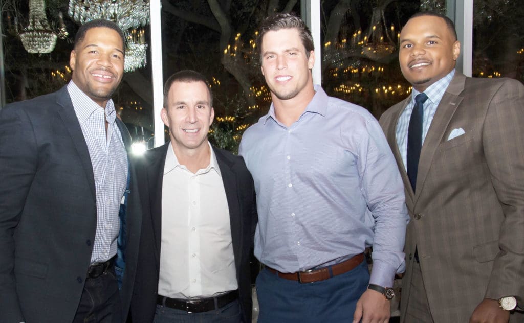 Michael Strahan, NFL Standouts and Social Power Players Add Real Star Power to a Hot New Club’s Exclusive Opening Dinner